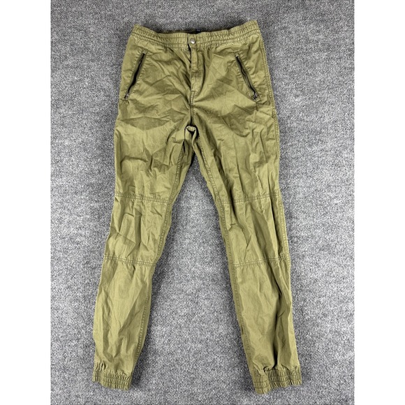 Polo Ralph Lauren Other - Polo Ralph Lauren Kids Joggers Olive Green Drawstring Elastic Waist Size L 14-16